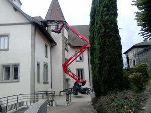 Intervention avec Nacelle en Isère